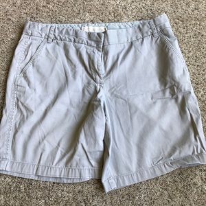 J Crew 9” stretch Chino Shorts
